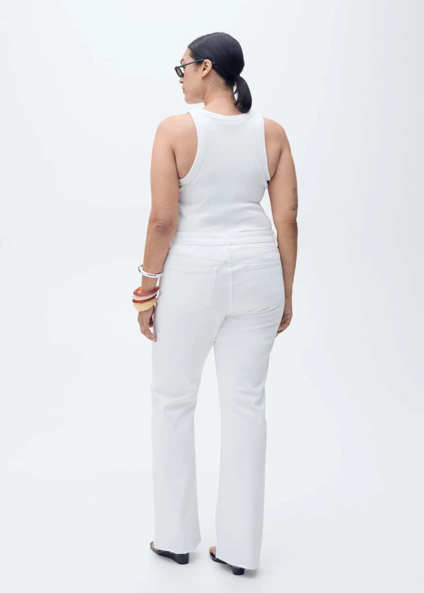 MANGO Fiona flared mid - rise jeans - Smgarment's