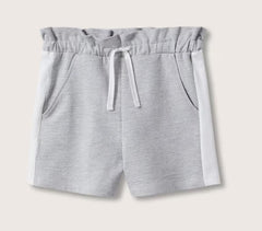 MANGO Girls Cotton Drawstring Waist Shorts - Smgarment's