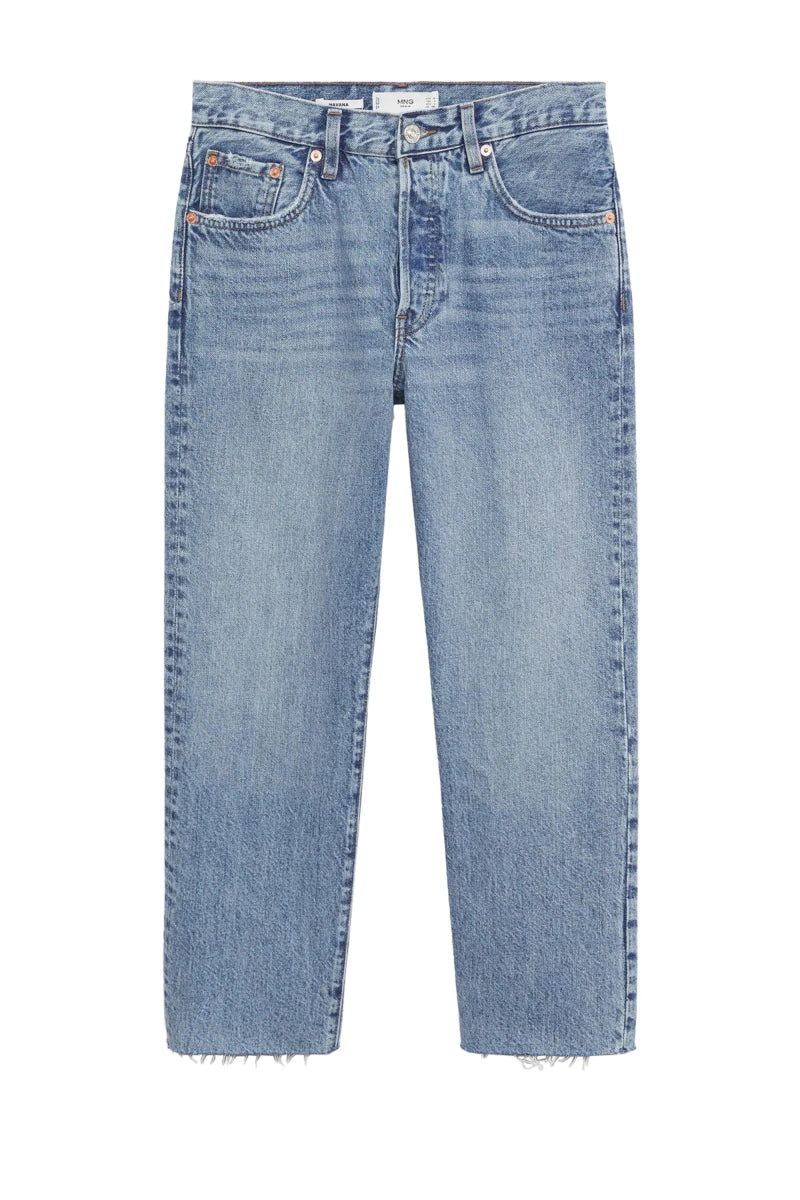MANGO HAVANA Straight Fit Jeans - Smgarment's
