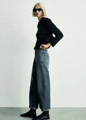 MANGO High - Rise Balloon Jeans - Smgarment's