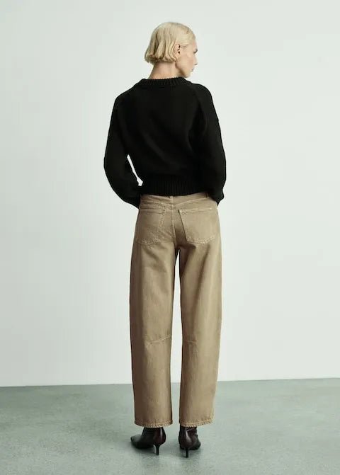 MANGO High - Waist Balloon Jeans - Smgarment's