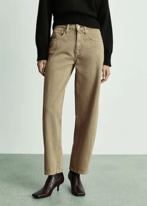 MANGO High - Waist Balloon Jeans - Smgarment's