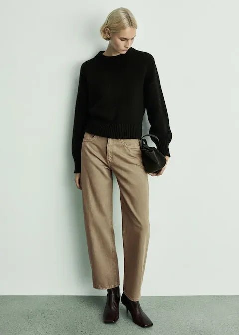 MANGO High - Waist Balloon Jeans - Smgarment's