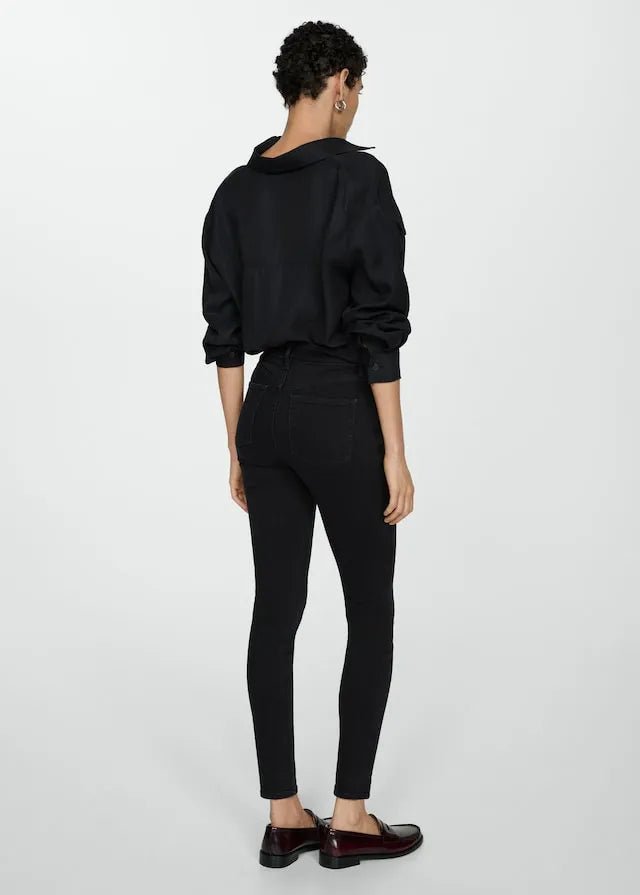 MANGO High - waisted skinny jeans - Smgarment's
