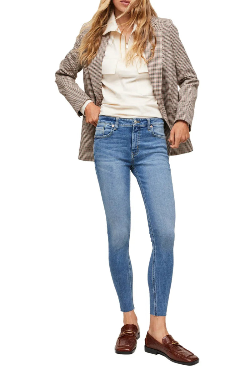 Mango ISA Cropped Skinny Jeans - Smgarment's