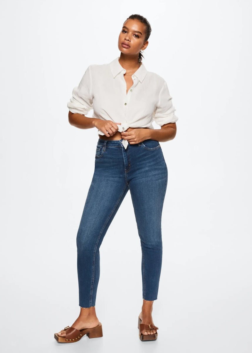MANGO ISA Skinny Cropped Jeans - Smgarment's