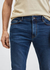 MANGO Jude Dark Wash Skinny Jeans - Smgarment's