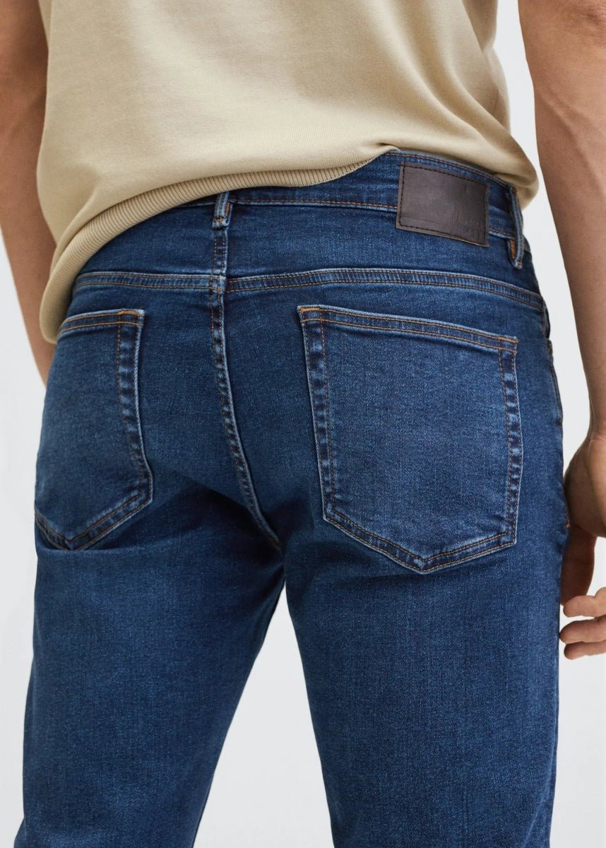 MANGO Jude Dark Wash Skinny Jeans - Smgarment's