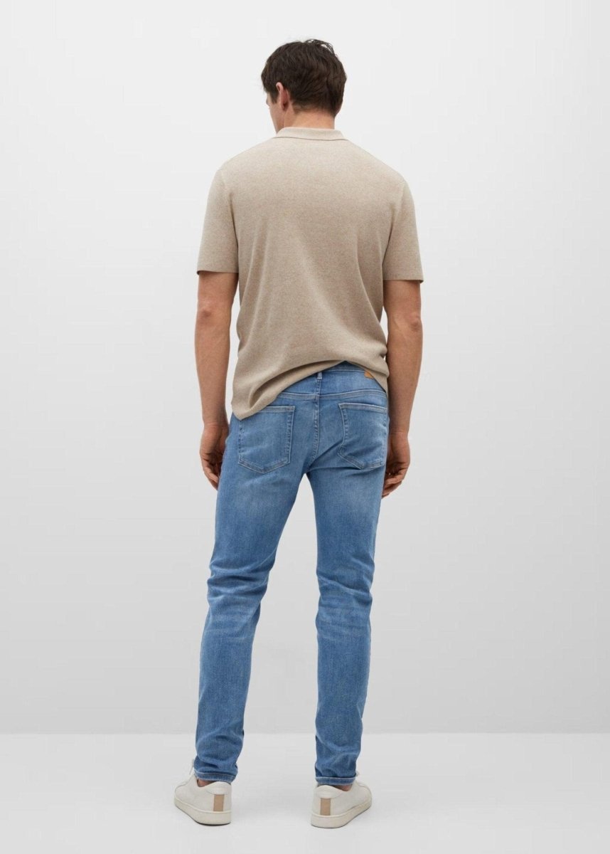 MANGO Jude Medium Wash Skinny Jeans - Smgarment's