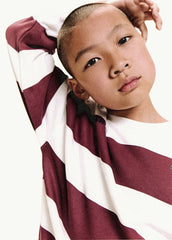 MANGO KIDS Striped cotton - blend sweatshirt - Smgarment's