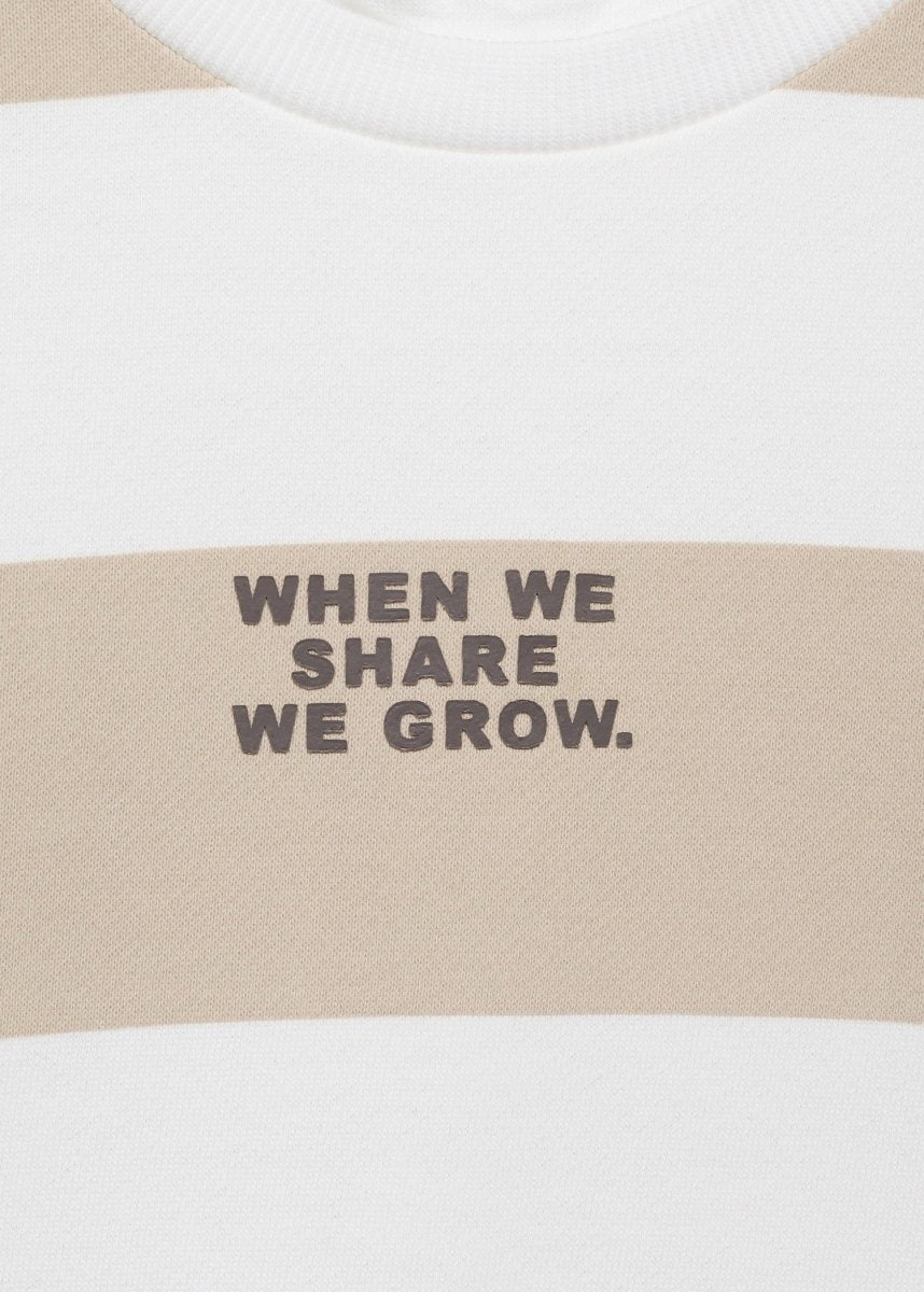 MANGO KIDS Striped cotton - blend sweatshirt - Smgarment's