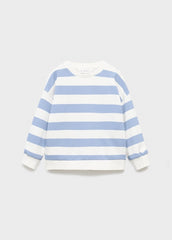 MANGO KIDS Striped cotton - blend sweatshirt - Smgarment's
