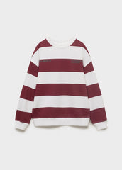 MANGO KIDS Striped cotton - blend sweatshirt - Smgarment's