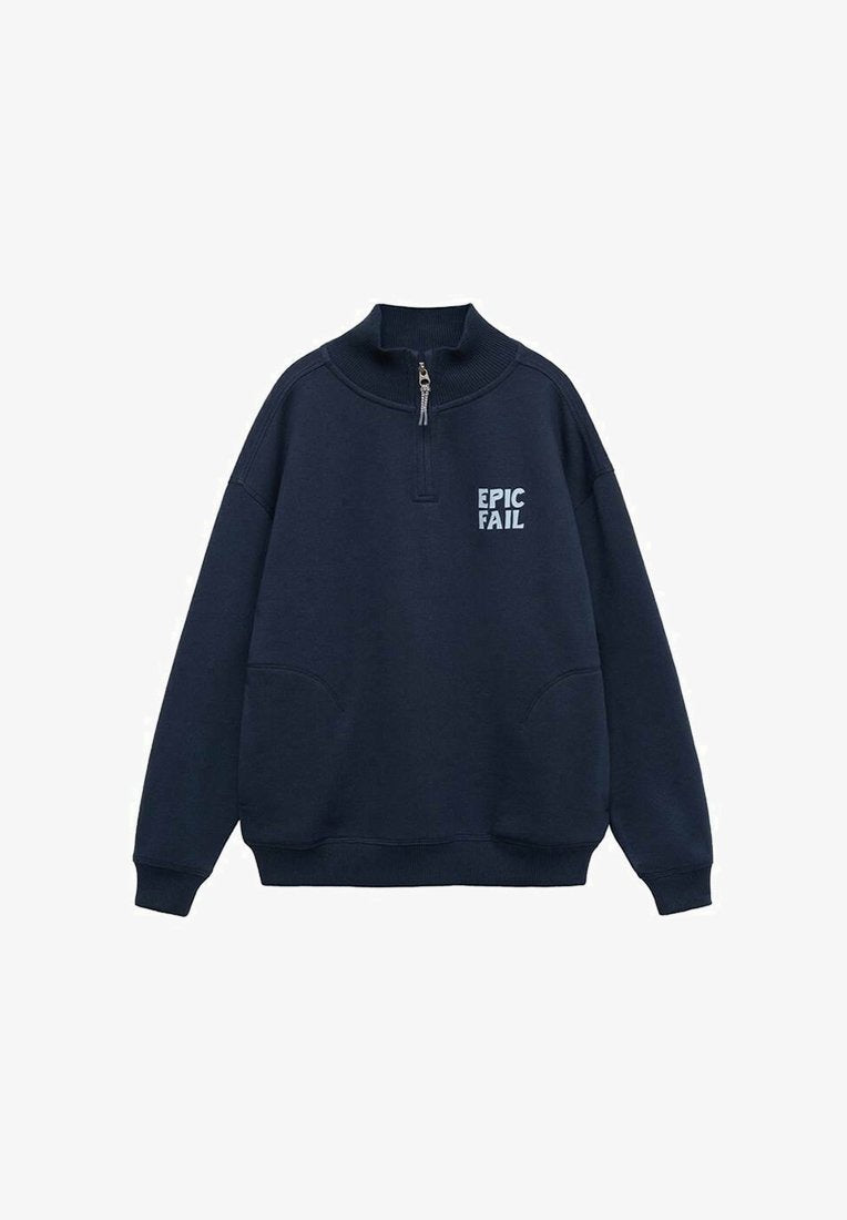 Mango Kids Teen printed Sweatshirt royal blue - Smgarment's