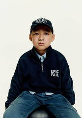 Mango Kids Teen printed Sweatshirt royal blue - Smgarment's