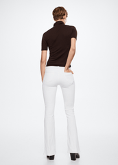MANGO Medium - Rise Flared Jeans - Smgarment's
