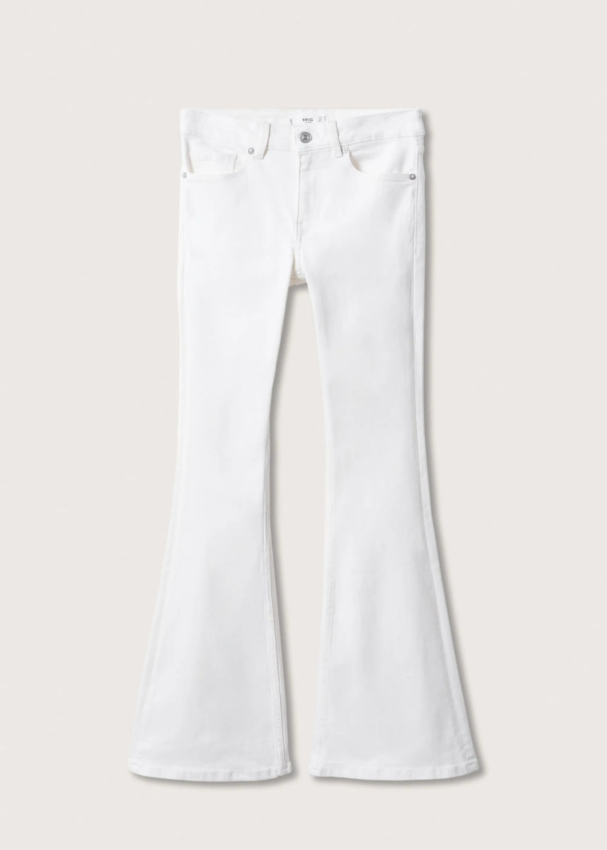 MANGO Medium - Rise Flared Jeans - Smgarment's