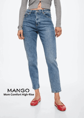 MANGO Mom Comfort High - Rise Jeans - Smgarment's