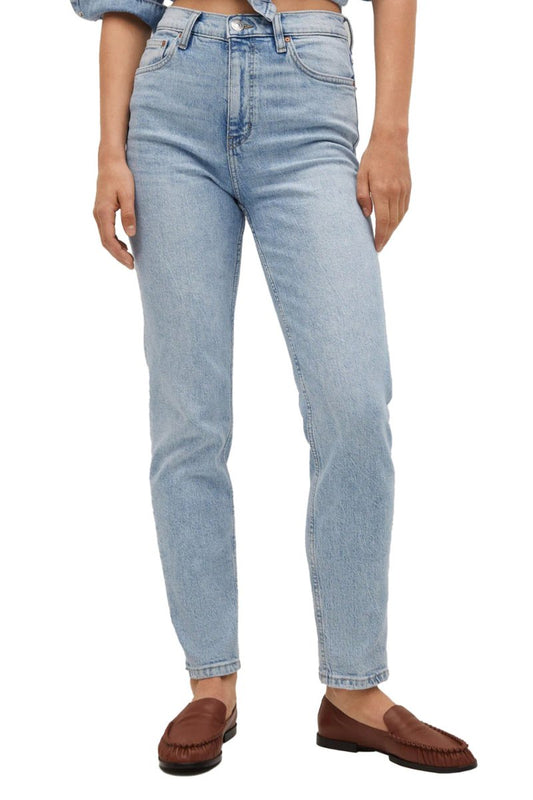 MANGO Mom Elastic Jeans - Smgarment's