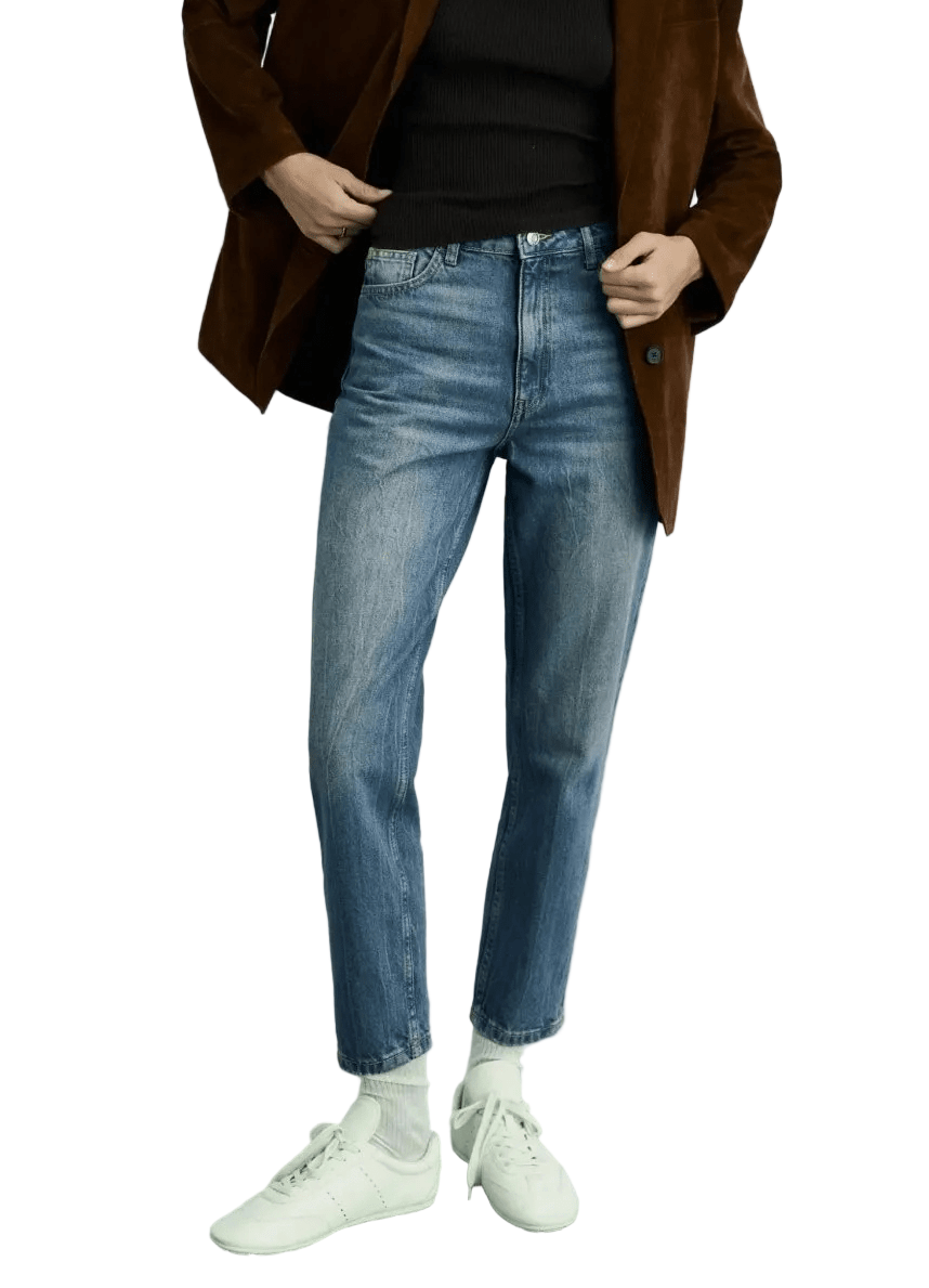 MANGO Mom High Rise Jeans - Smgarment's