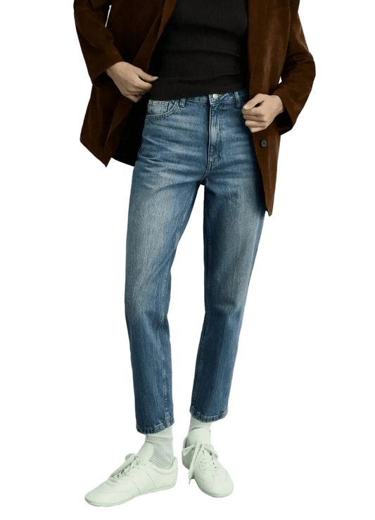 MANGO Mom High Rise Jeans - Smgarment's