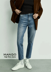 MANGO Mom High Rise Jeans - Smgarment's