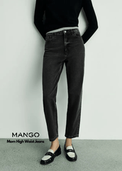 MANGO Mom High Waist Jeans - Smgarment's