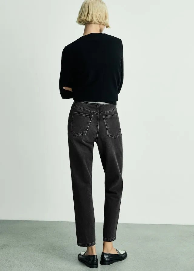 MANGO Mom High Waist Jeans - Smgarment's