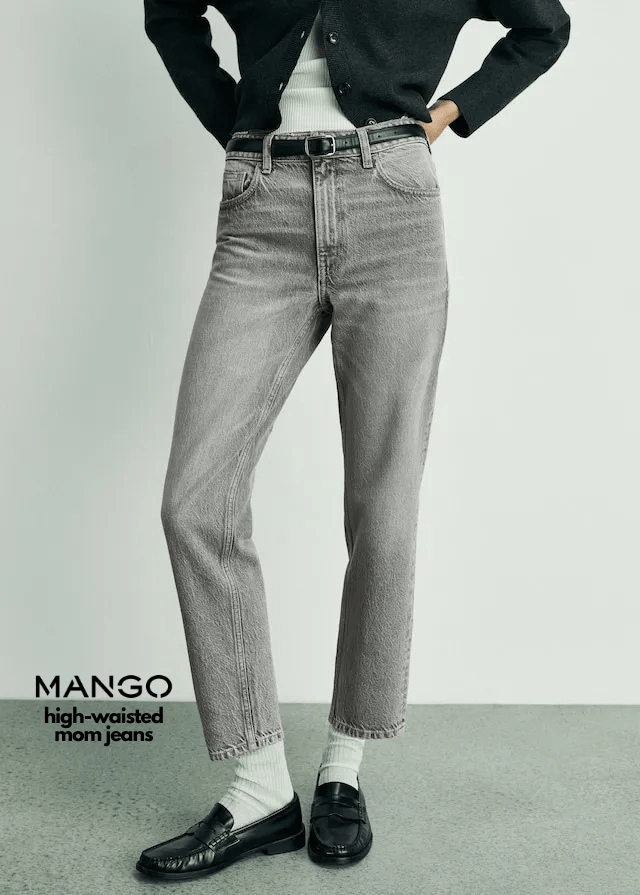 MANGO Mom High - Waisted Mom Jeans - Smgarment's