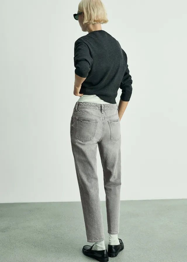 MANGO Mom High - Waisted Mom Jeans - Smgarment's