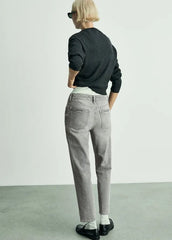 MANGO Mom High - Waisted Mom Jeans - Smgarment's