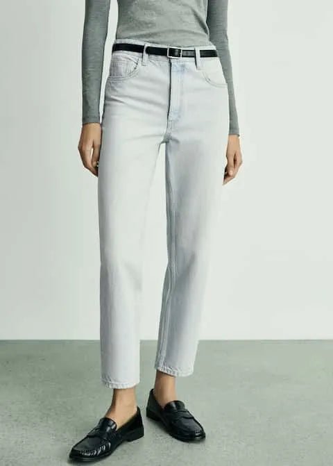 Mango Newmom comfort high - rise jeans - Smgarment's