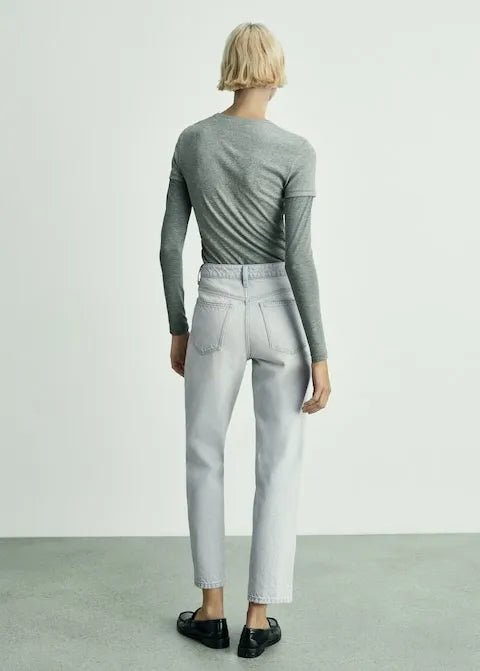 Mango Newmom comfort high - rise jeans - Smgarment's