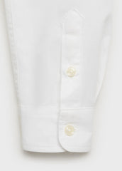 MANGO Poplin Shirt White - Smgarment's