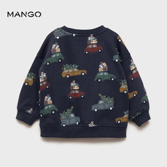 MANGO PRINTED SWEATSHIRT - Smgarment's