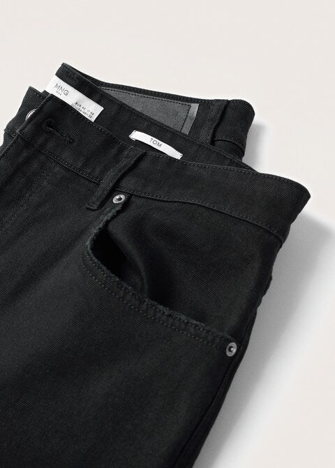 MANGO Ripped tapered - fit jeans - Smgarment's