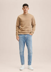 MANGO Ripped Tapered Fit TOM Jeans - Smgarment's