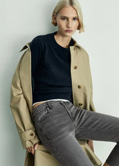 MANGO Sienna flared cropped jeans - Smgarment's