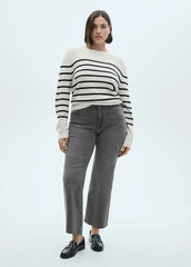 MANGO Sienna flared cropped jeans - Smgarment's