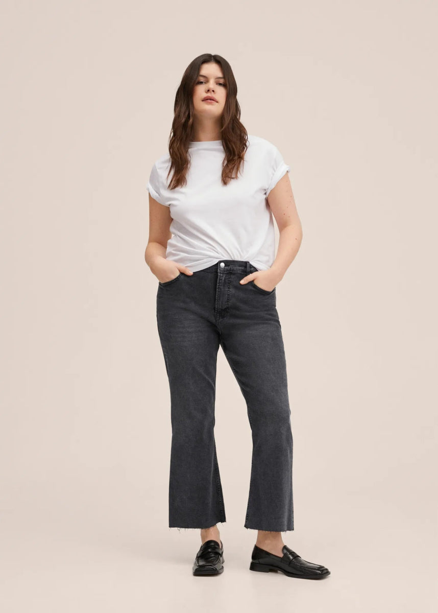 MANGO SIENNA High - Waist Bootcut Jeans - Smgarment's