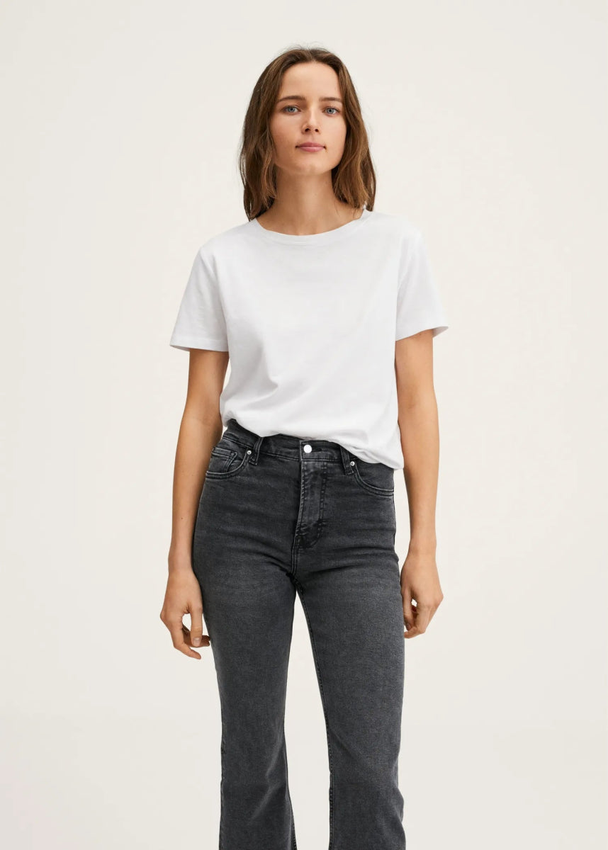 MANGO SIENNA High - Waist Bootcut Jeans - Smgarment's