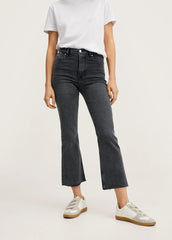 MANGO SIENNA High - Waist Bootcut Jeans - Smgarment's