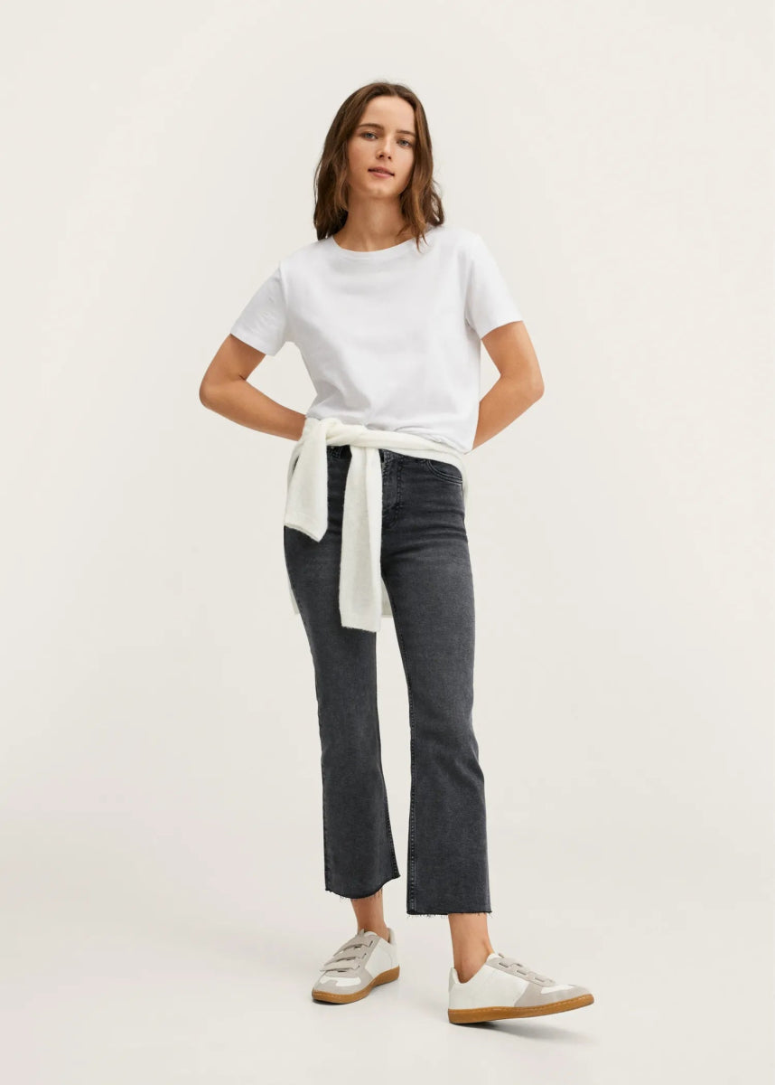 MANGO SIENNA High - Waist Bootcut Jeans - Smgarment's