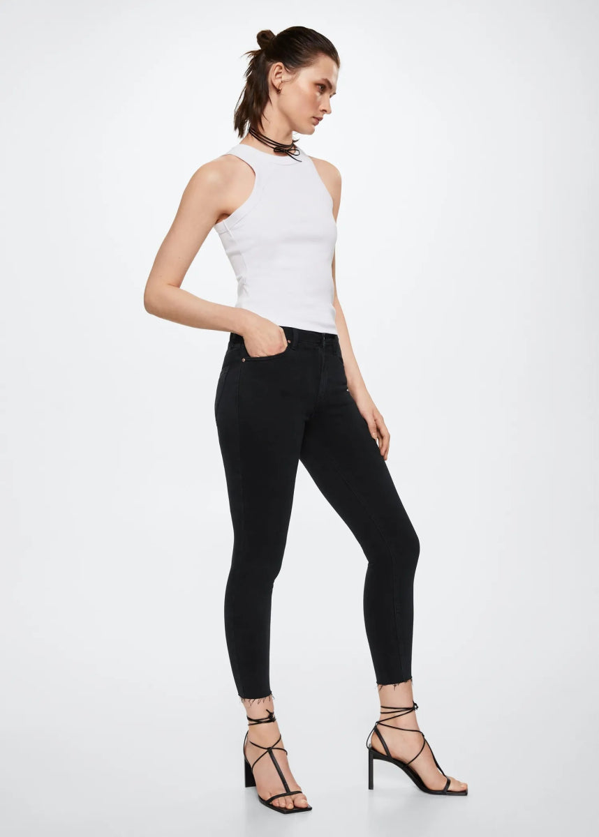 MANGO Skinny Cropped Jeans - Smgarment's