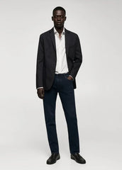 MANGO Slim Fit Stretch Cotton Shirt - SMgarment's