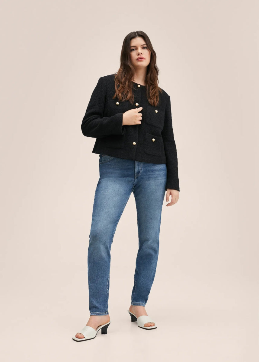 MANGO Soho high - waist skinny jeans - Smgarment's