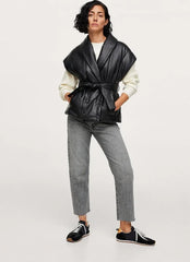 MANGO Straight Cropped High Waist Ankle Length Jeans - Smgarment's