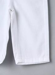 MAX Embroidered Paperbag Waist Twill Pants - Smgarment's