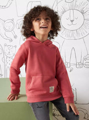 MAX FASHION Badge Detail Hooded Sweatshirt - SMgarment's