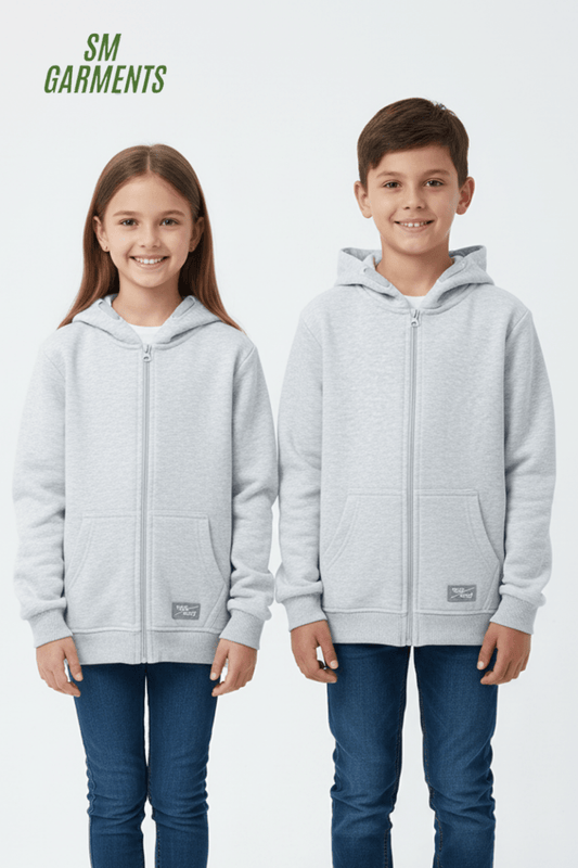 MAX FASHION KIDS ZIPPED HOODIE - Smgarment's